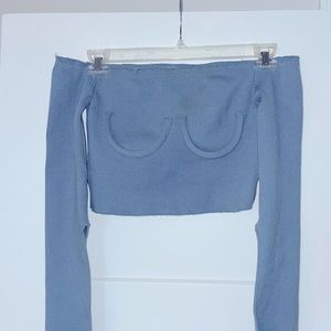 Orseund iris ribbed knit long sleeve top